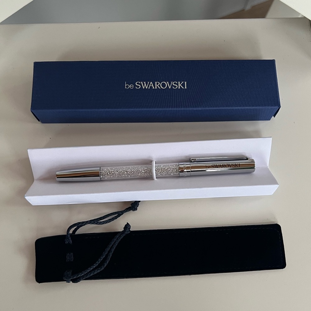 Swarovski Crystalline Stardust Roller Ball Pen Brand New